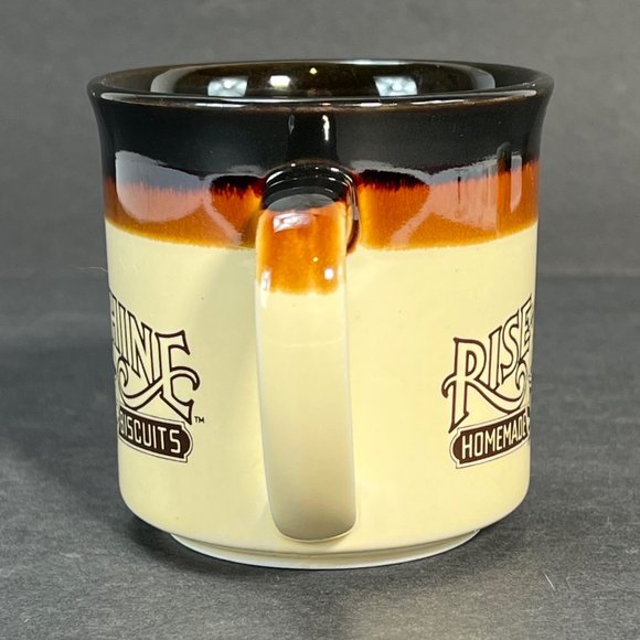 Vintage Hardees Coffee Tea Mug Rise and Shine Homemade Biscuits 1986 Farmhouse - Picture 3 of 7